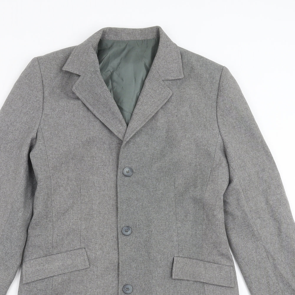 la citta Womens Grey   Jacket Suit Jacket Size 12