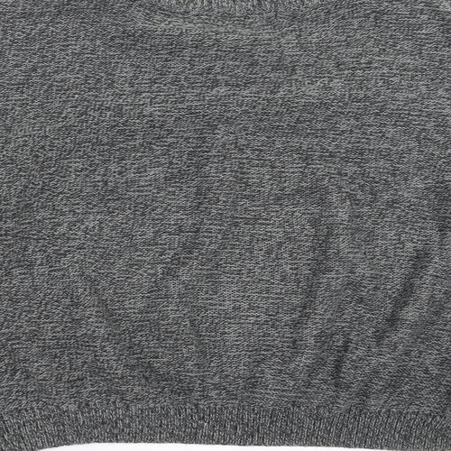 Brave Soul Womens Grey  Knit Pullover Jumper Size L