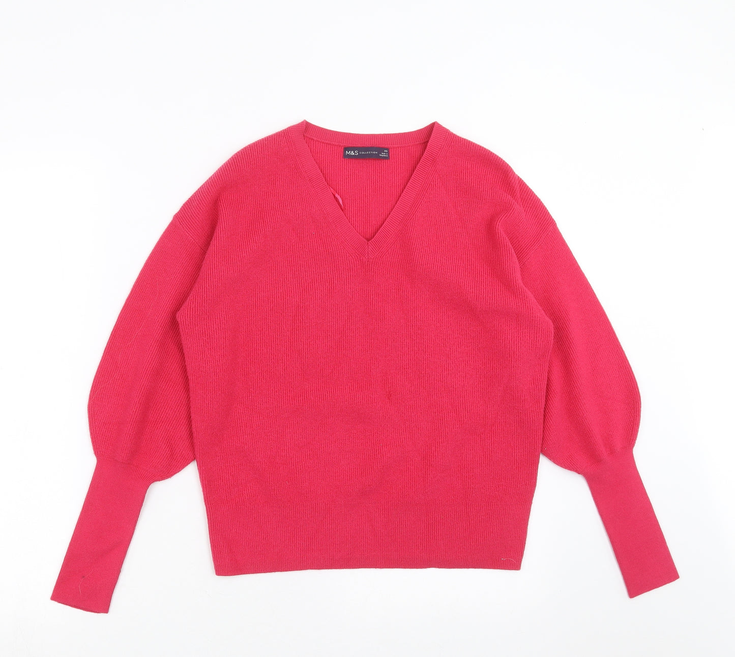 Marks and Spencer Womens Pink  Knit Pullover Jumper Size XS