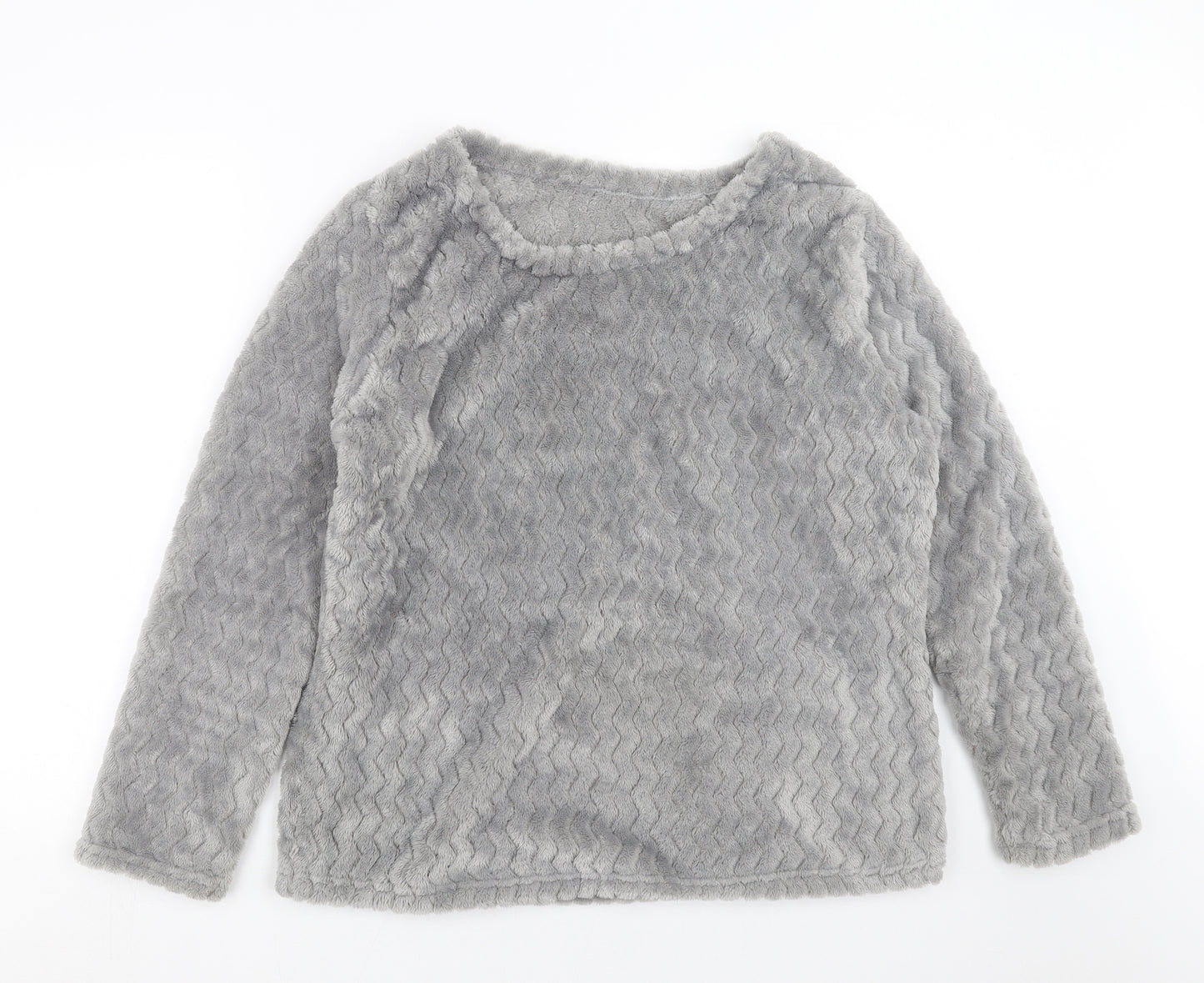George Womens Grey Geometric  Top Pyjama Top Size 12