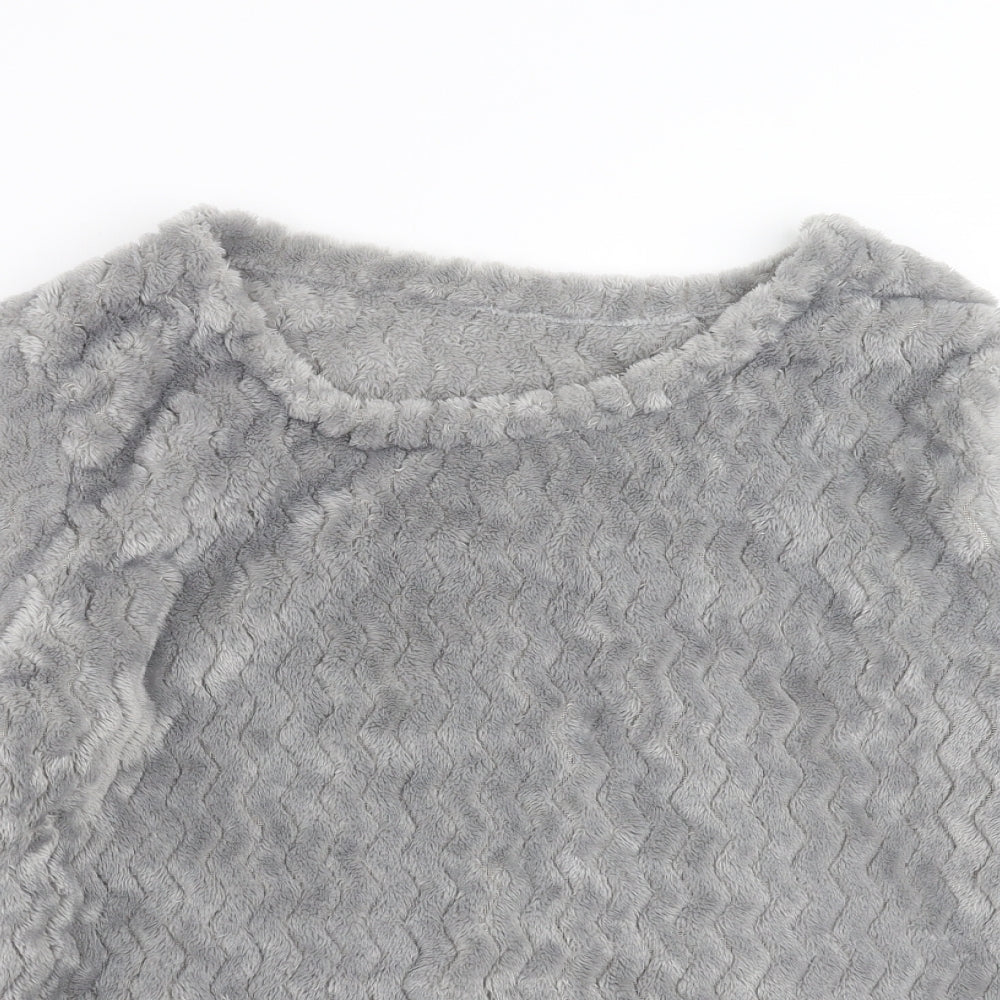 George Womens Grey Geometric  Top Pyjama Top Size 12