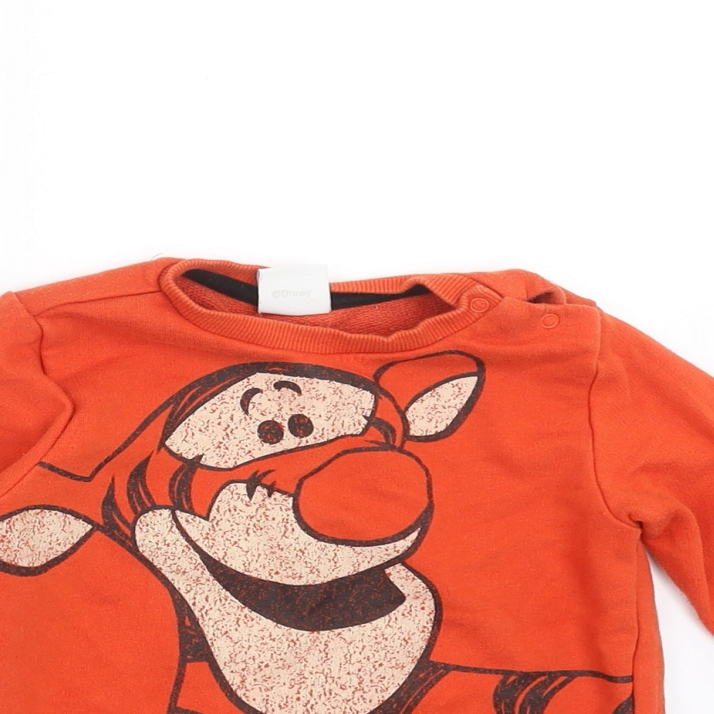 Disney Baby Baby Orange   Pullover Jumper Size 12-18 Months  - tigger