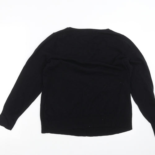 TU Womens Black  Knit Cardigan Jumper Size 18