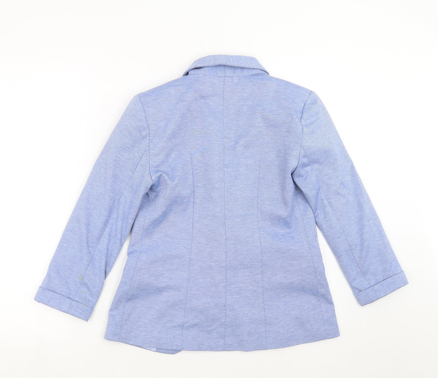 Miss Selfridge Womens Blue Striped  Jacket Blazer Size 8