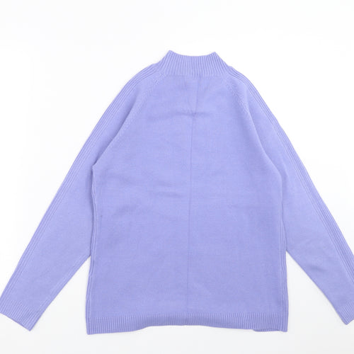 Filati Womens Blue  Knit Pullover Jumper Size M