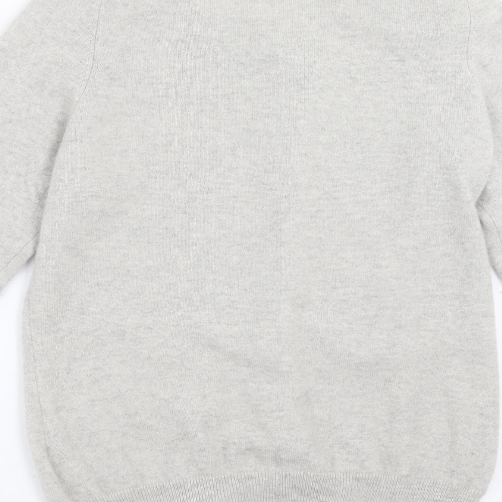 Marks and Spencer Womens Grey  Knit Cardigan Jumper Size 12
