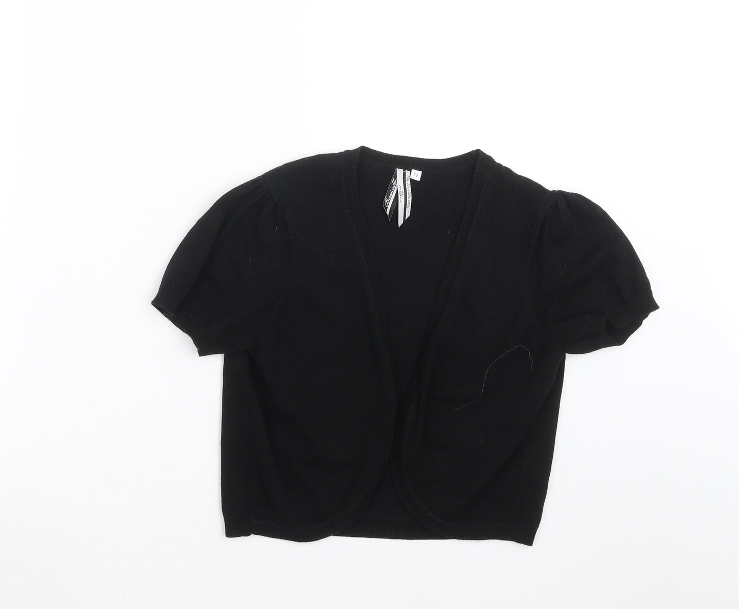 New Look Womens Black  Knit Shrug Jumper Size 12