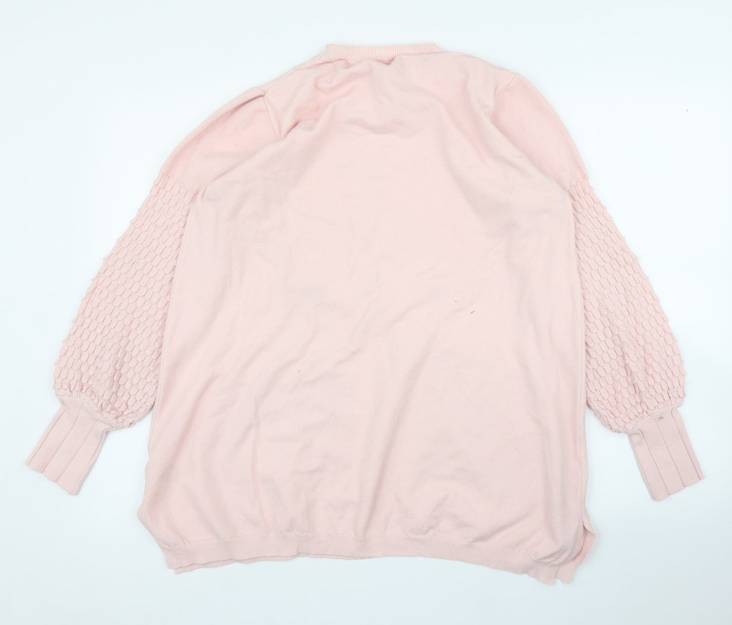 Love My Fashion Womens Pink   Pullover Jumper Size L