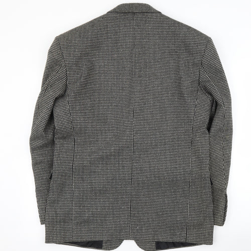 Fosters Mens Black   Jacket Suit Jacket Size 40