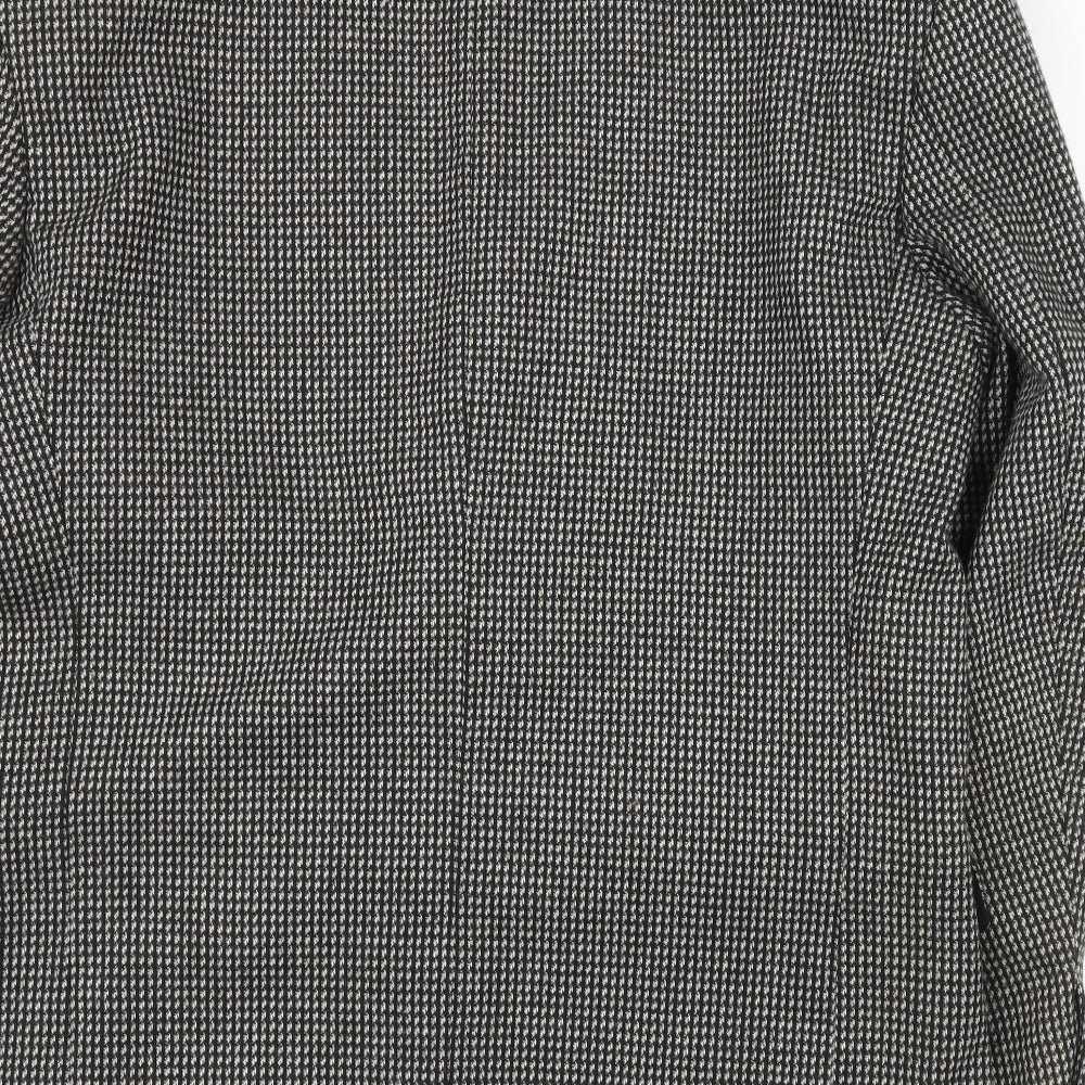 Fosters Mens Black   Jacket Suit Jacket Size 40