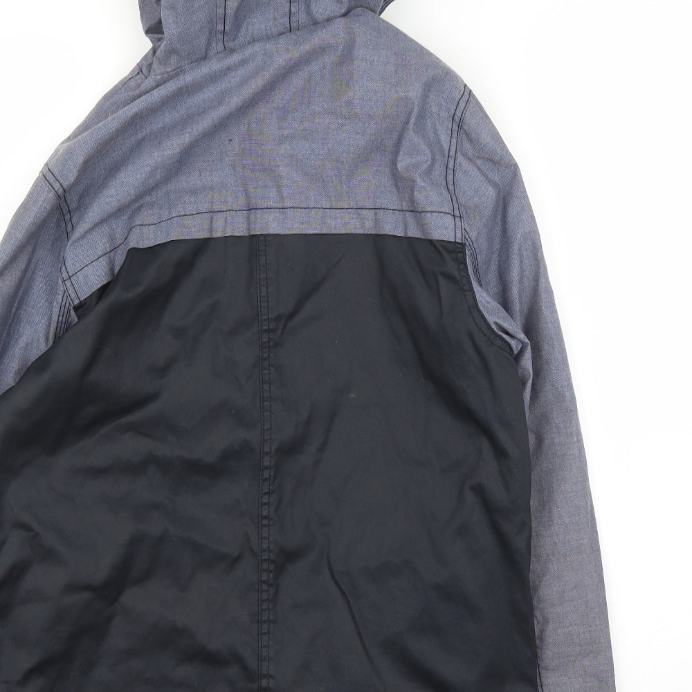 George Boys Blue   Parka Coat Size 11 Years