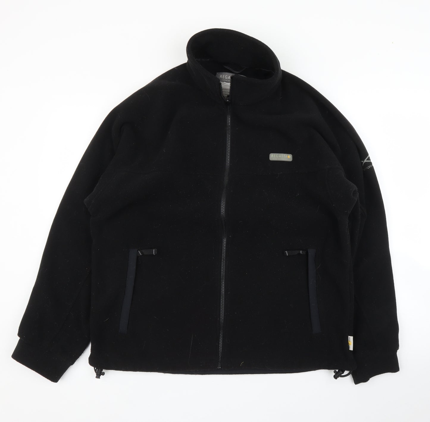 Regatta Womens Black  Fleece Jacket Coatigan Size 20