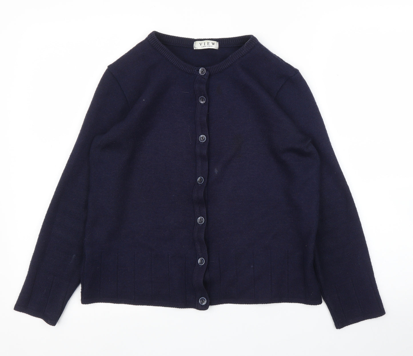 View Womens Blue   Cardigan Jumper Size M