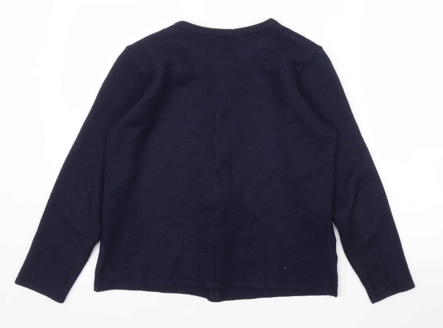 View Womens Blue   Cardigan Jumper Size M