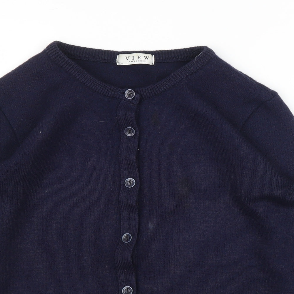 View Womens Blue   Cardigan Jumper Size M