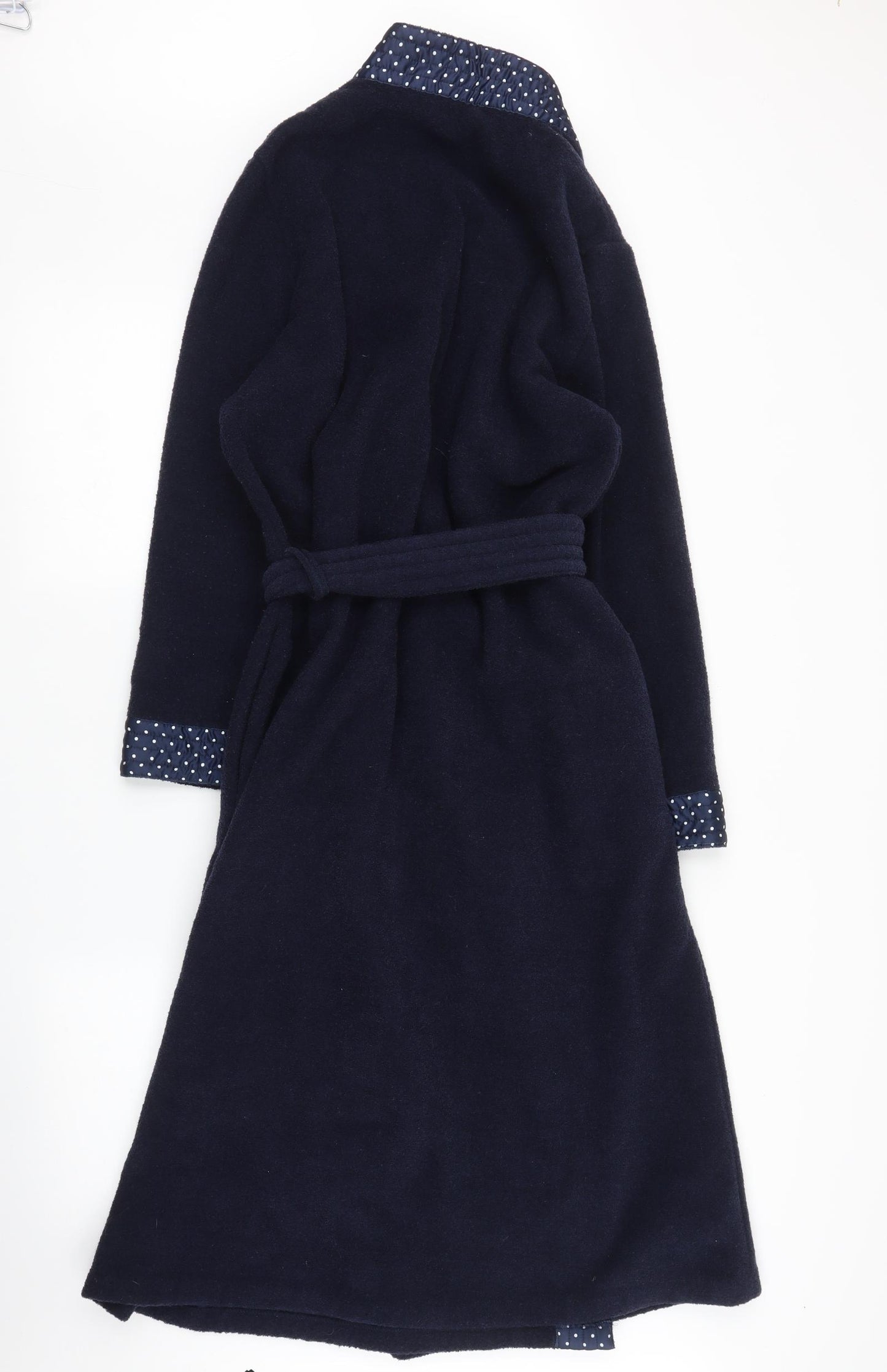 St Michael Womens Blue Solid  Chemise Robe Size 16