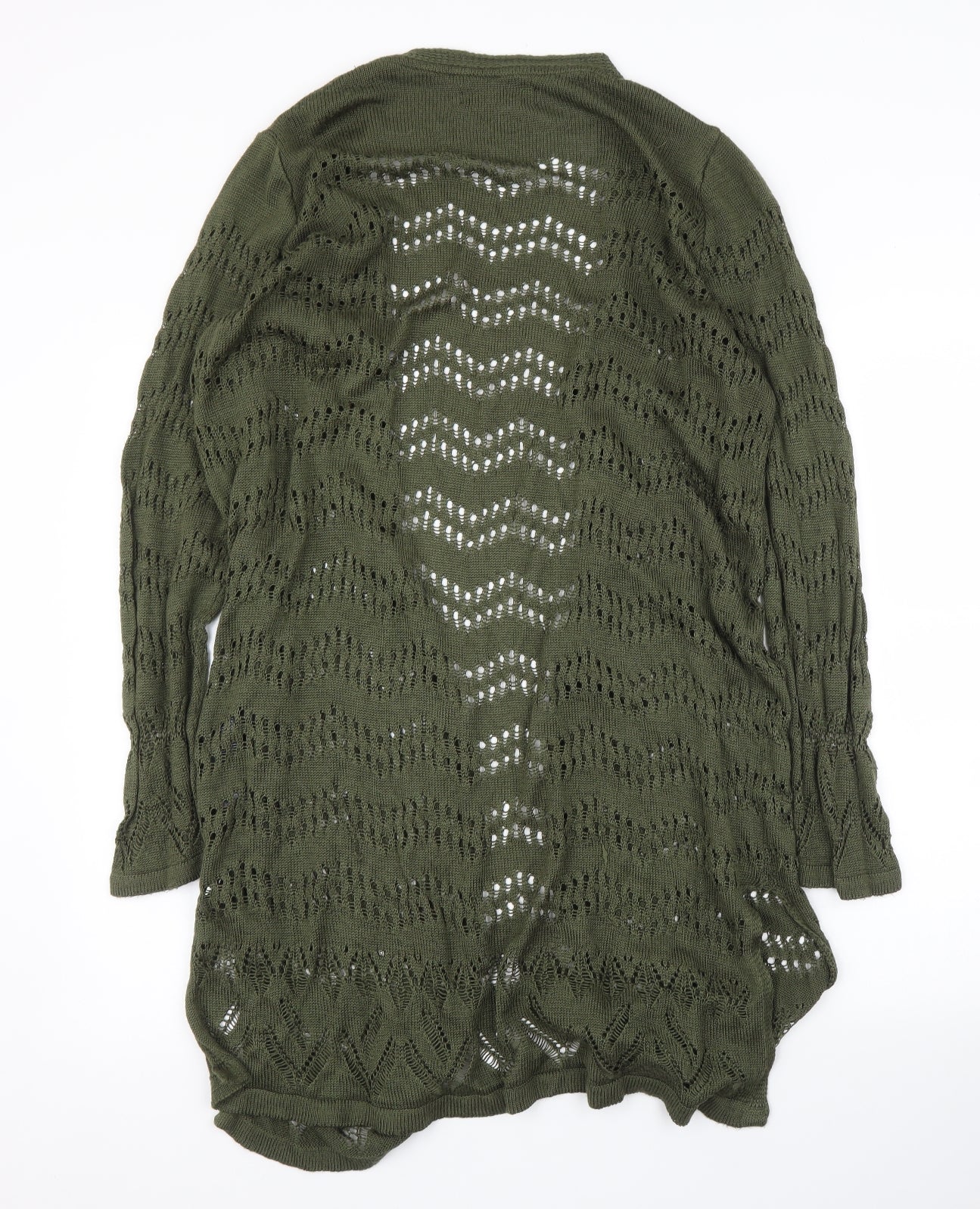 Evans Womens Green   Cardigan Jumper Size 16