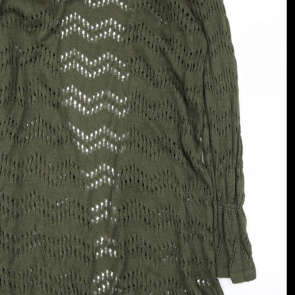 Evans Womens Green   Cardigan Jumper Size 16