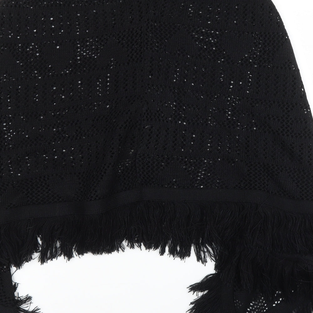 Preworn Womens Black   Pullover Jumper Size 8  - Poncho