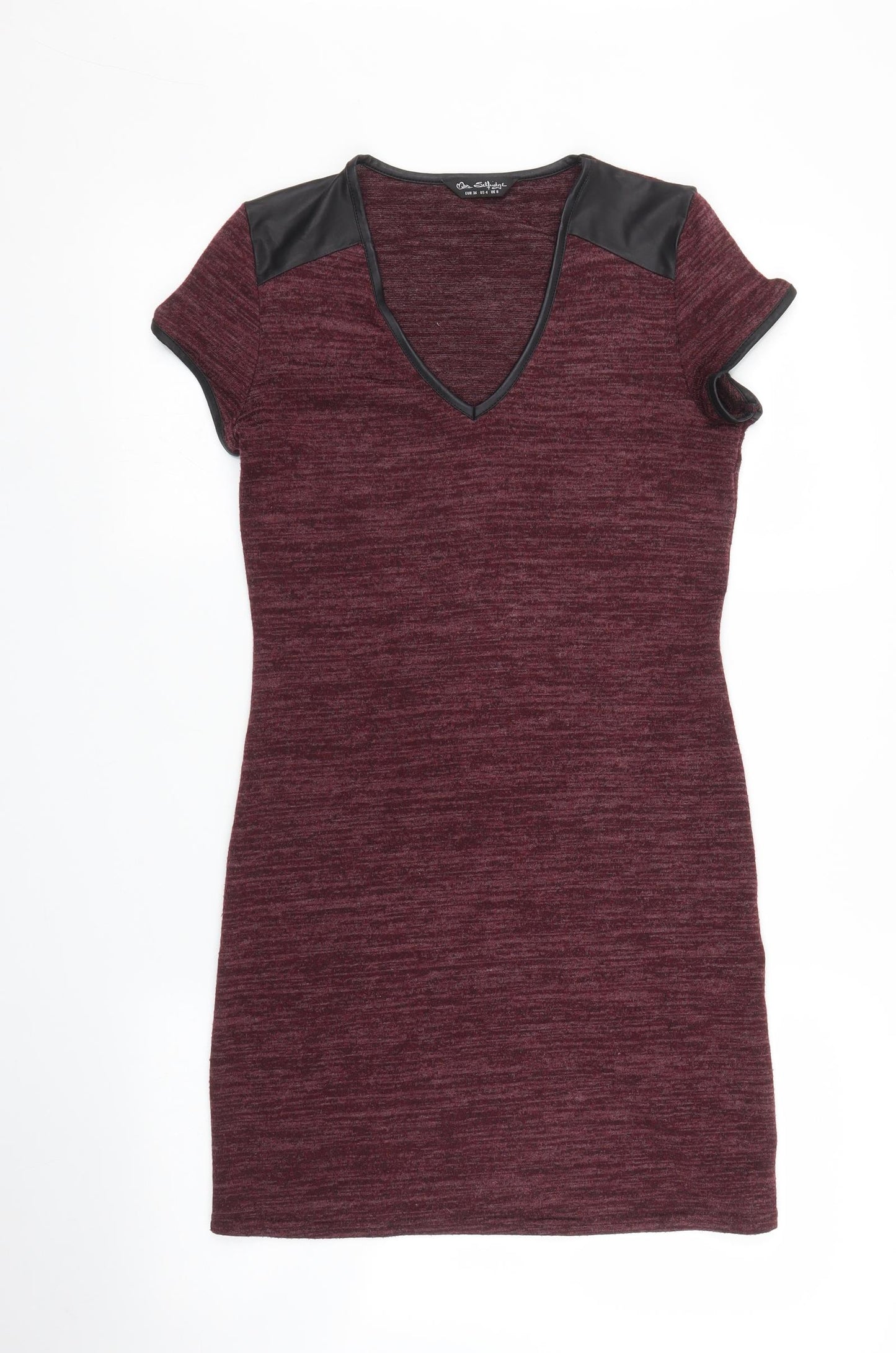 Miss Selfridge Womens Purple   Shirt Dress  Size 8