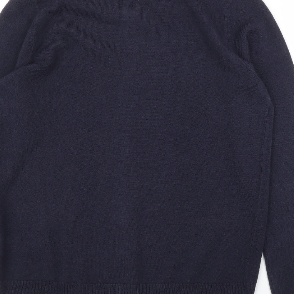 Cable & Gauge Womens Blue   Cardigan Jumper Size S