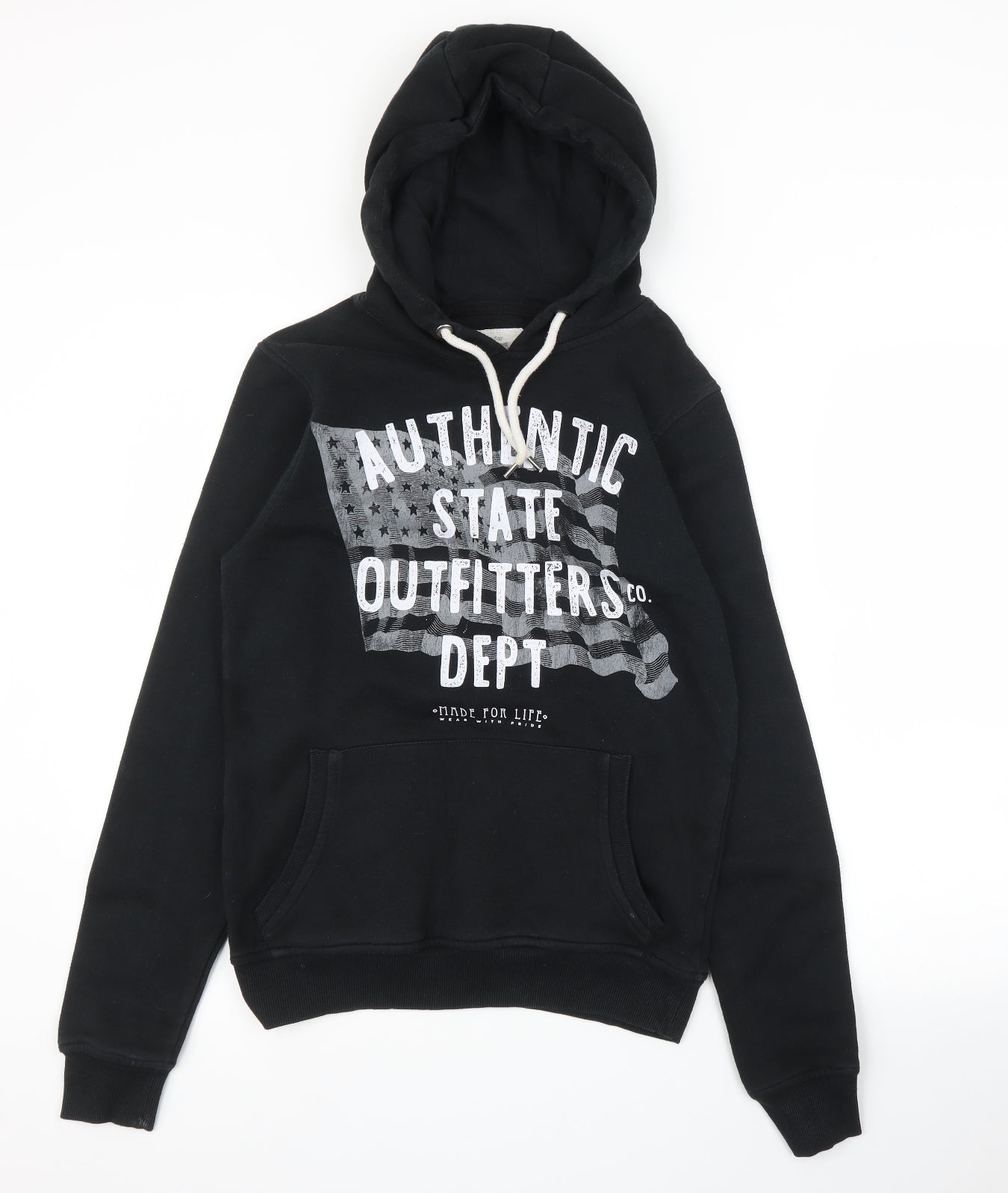 Primark Mens Black   Pullover Hoodie Size XS