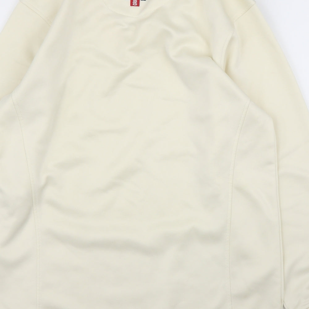 Gray Nicolls Mens Ivory   Pullover Jumper Size M  - Cricket
