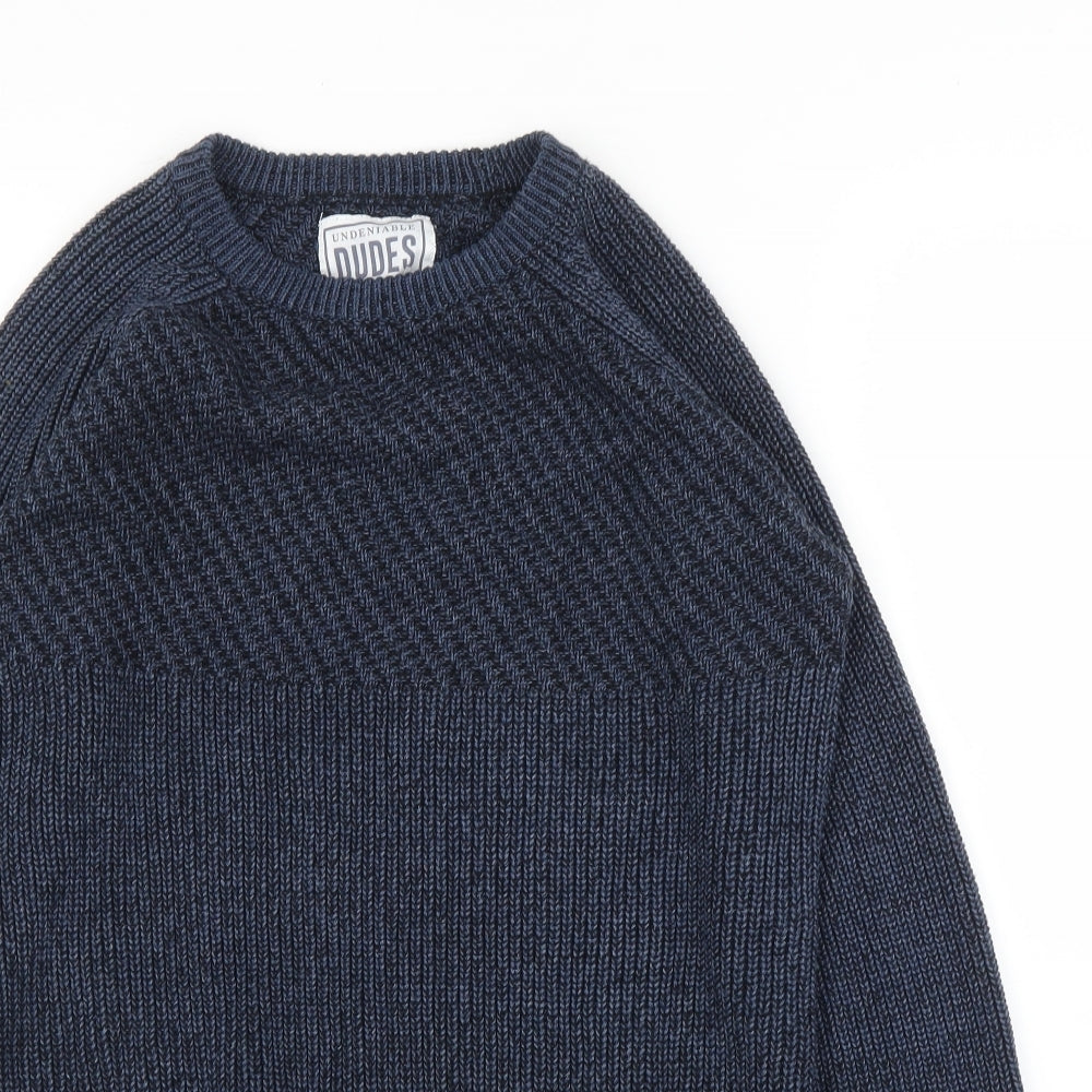 Matalan Boys Blue   Pullover Jumper Size 13 Years