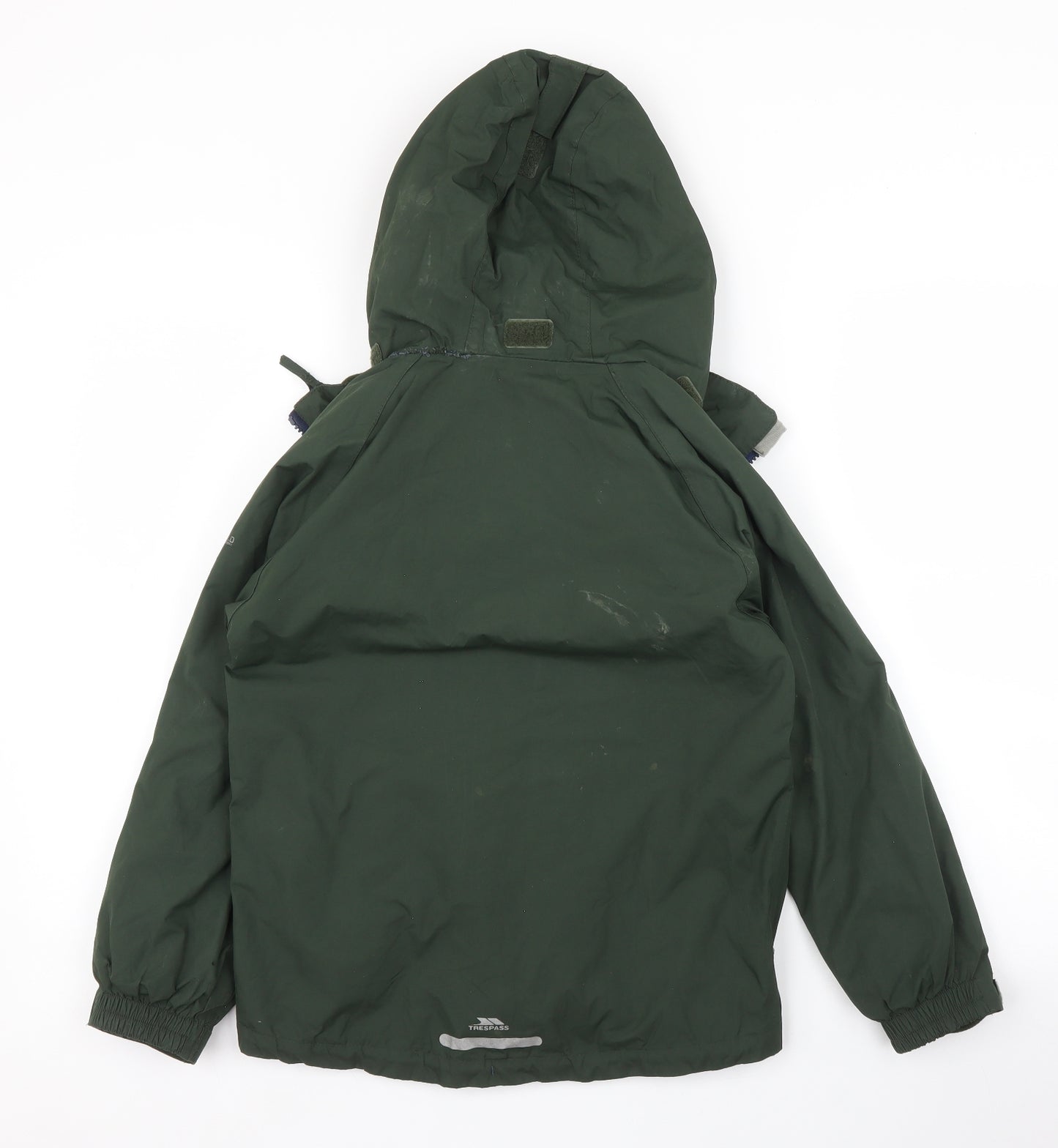 Trespass Boys Green   Parka Coat Size 7-8 Years