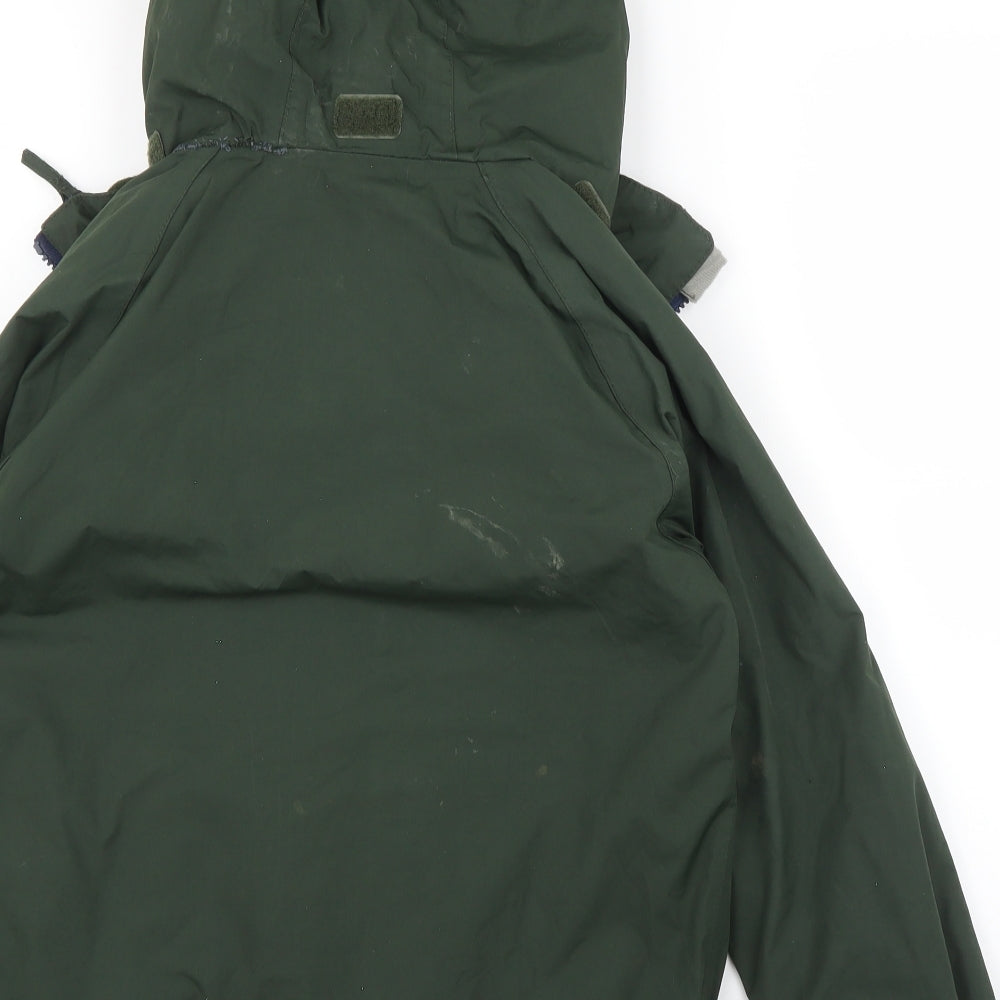 Trespass Boys Green   Parka Coat Size 7-8 Years