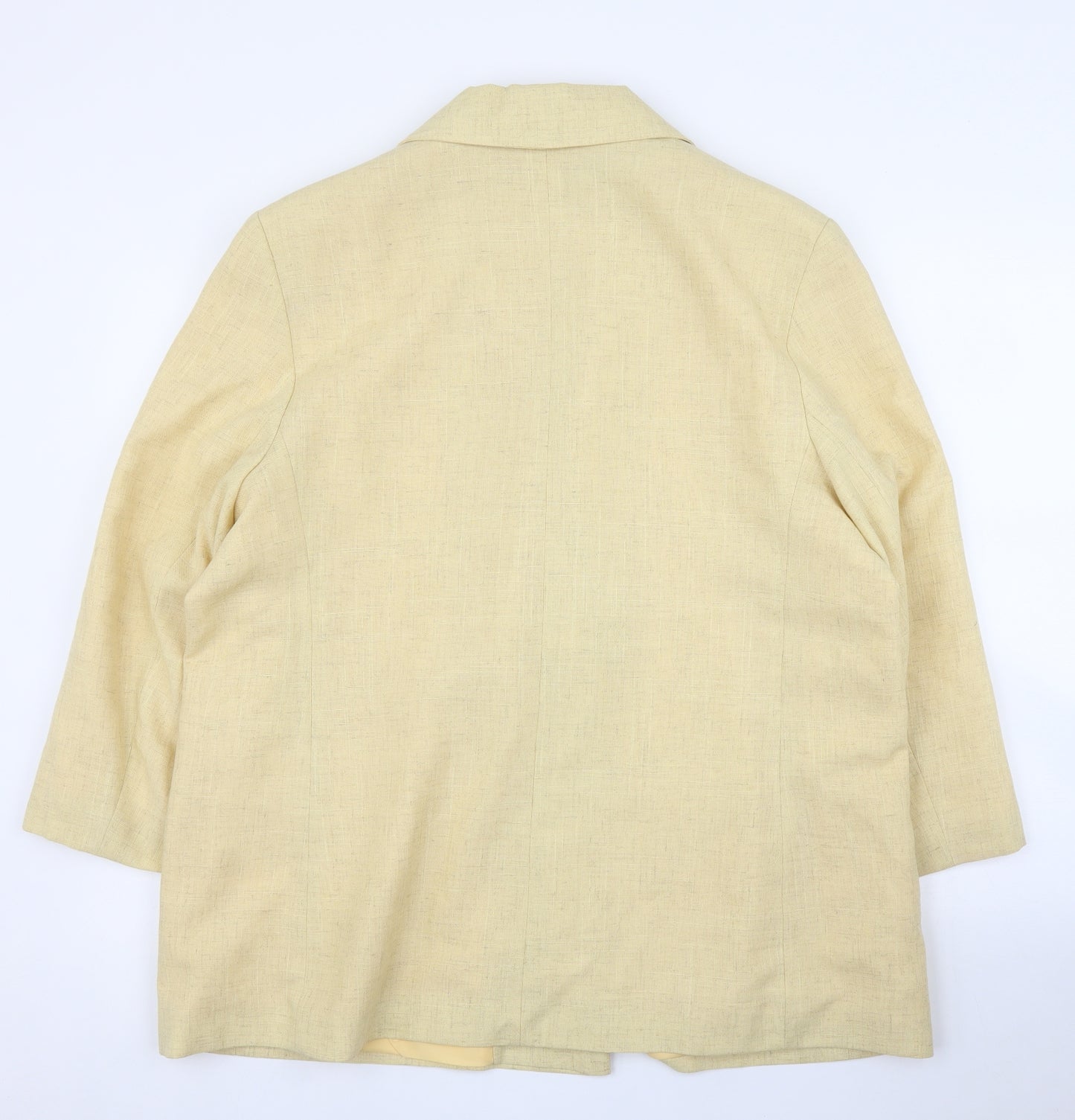 C&A Womens Yellow   Jacket Blazer Size 20