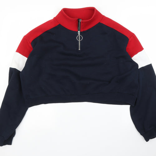 H&M Womens Blue   Pullover Jumper Size M