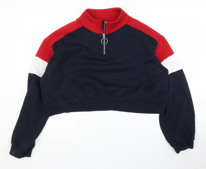 H&M Womens Blue   Pullover Jumper Size M