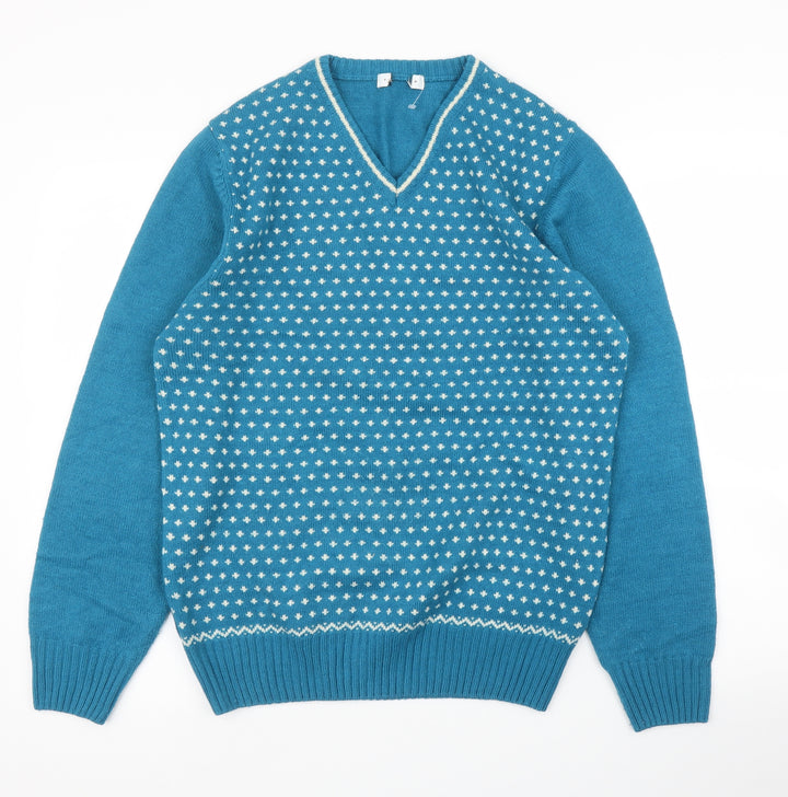 Topshop Womens Blue   Pullover Jumper Size L