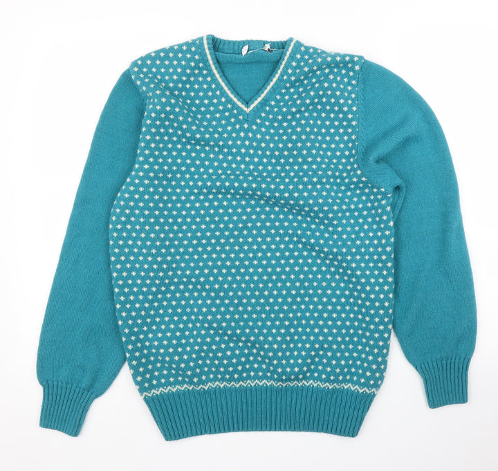 Topshop Womens Blue   Pullover Jumper Size L
