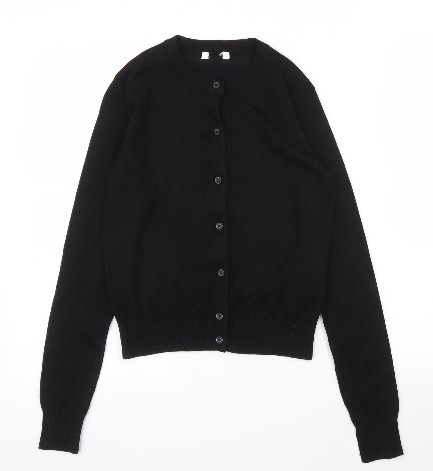 Preworn Womens Black   Cardigan Jumper Size S