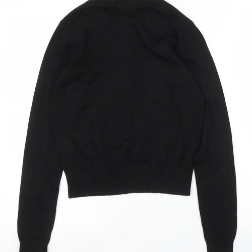 Preworn Womens Black   Cardigan Jumper Size S