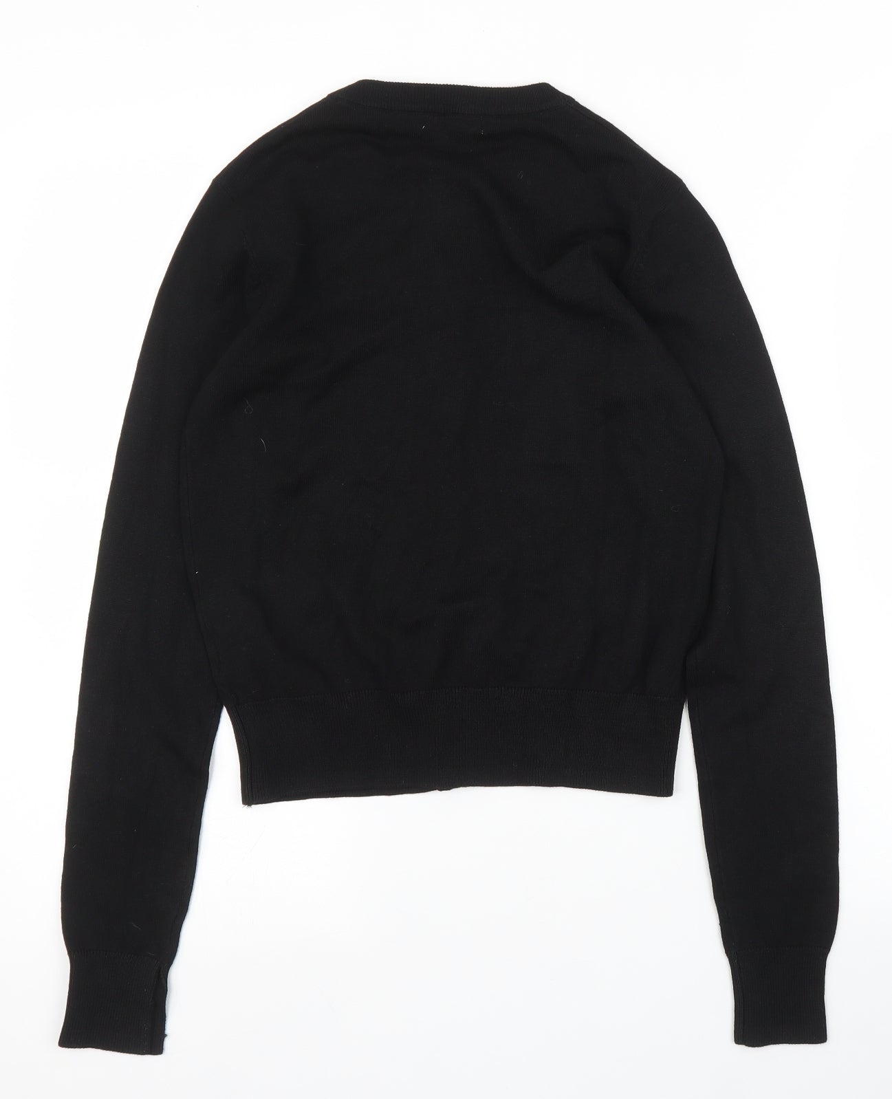 Preworn Womens Black   Cardigan Jumper Size S