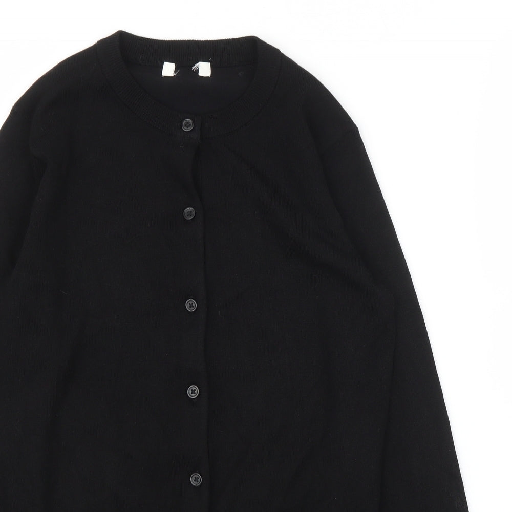 Preworn Womens Black   Cardigan Jumper Size S