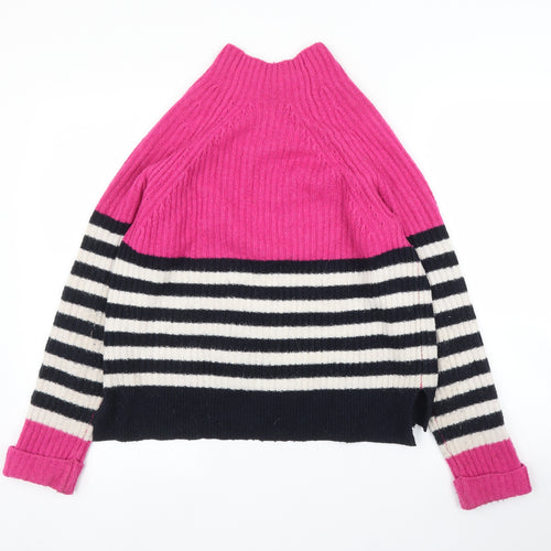 NEXT Womens Pink Striped  Pullover Jumper Size XS