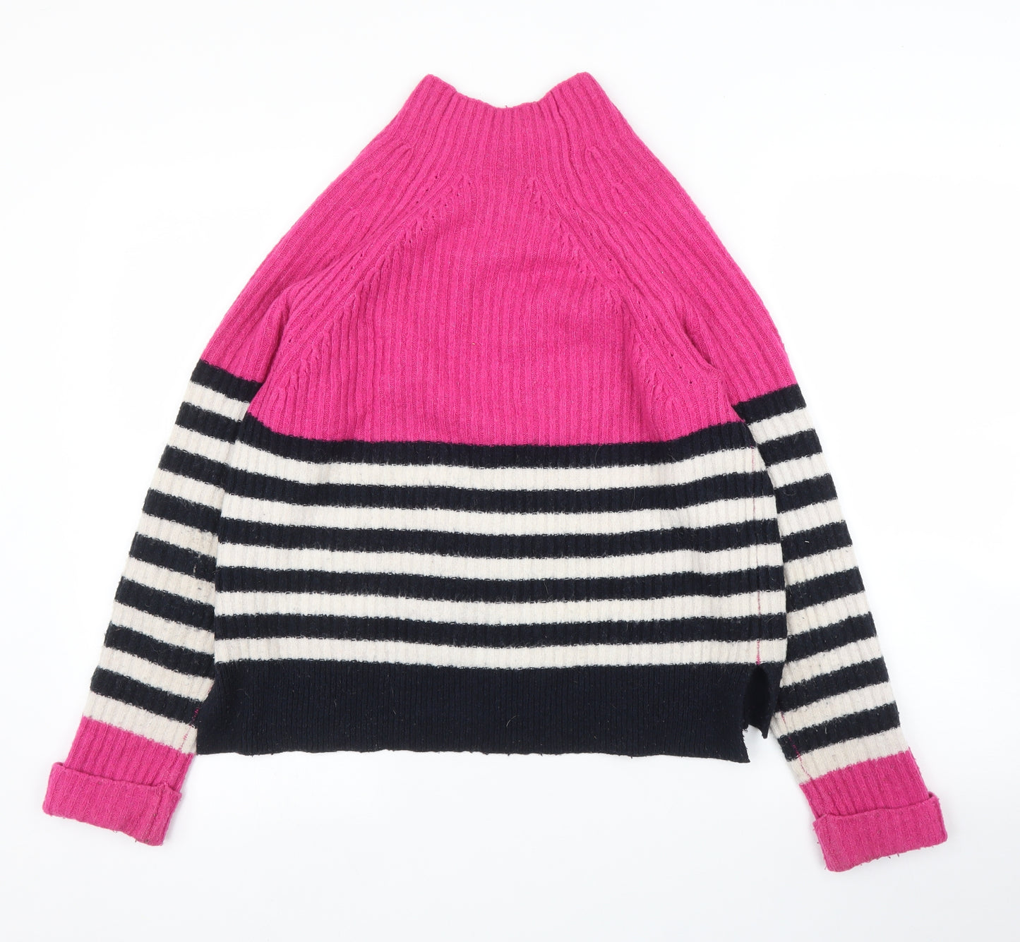 NEXT Womens Pink Striped  Pullover Jumper Size XS