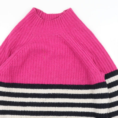 NEXT Womens Pink Striped  Pullover Jumper Size XS
