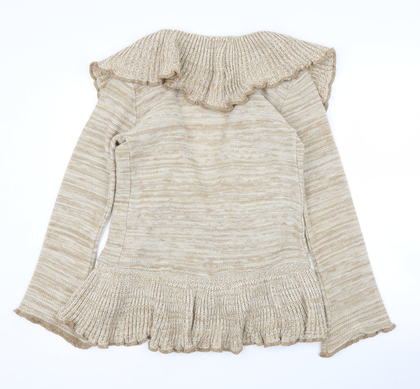 Pure & Natural Womens Beige   Cardigan Jumper Size M