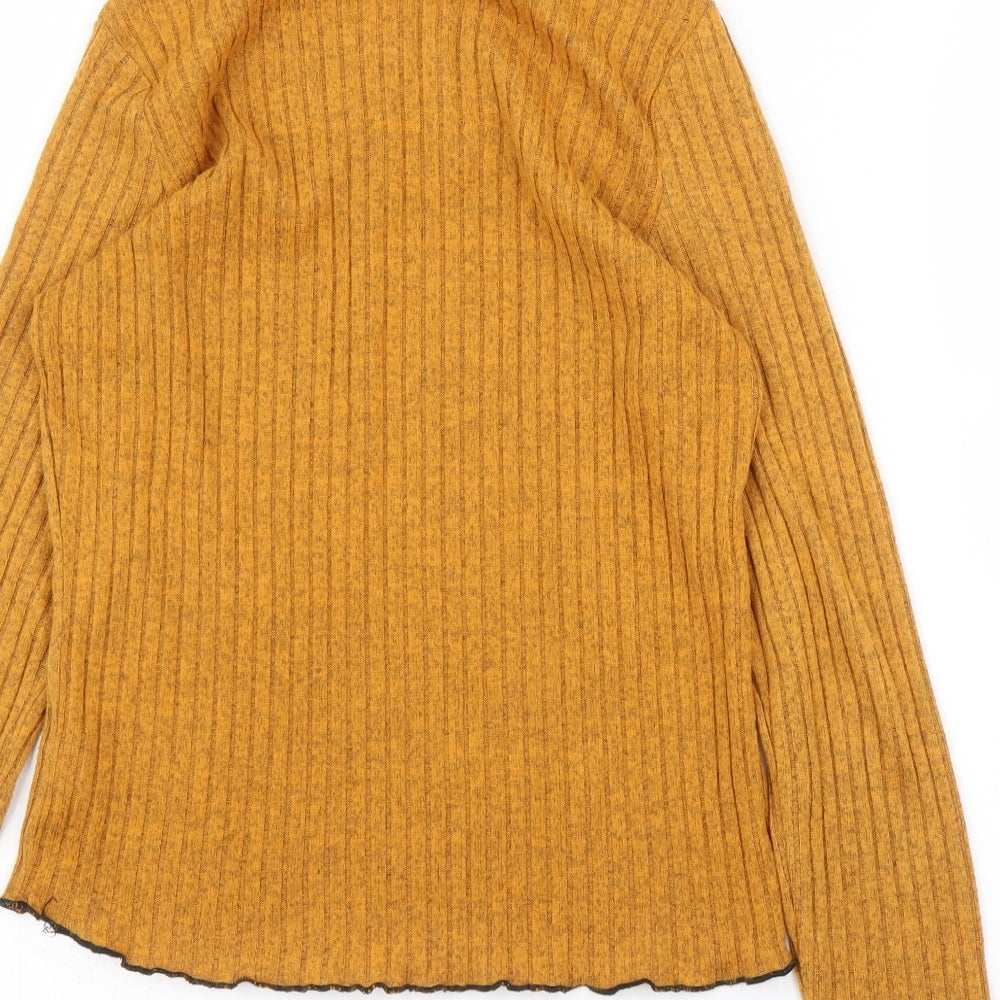Primark Womens Yellow   Basic T-Shirt Size S