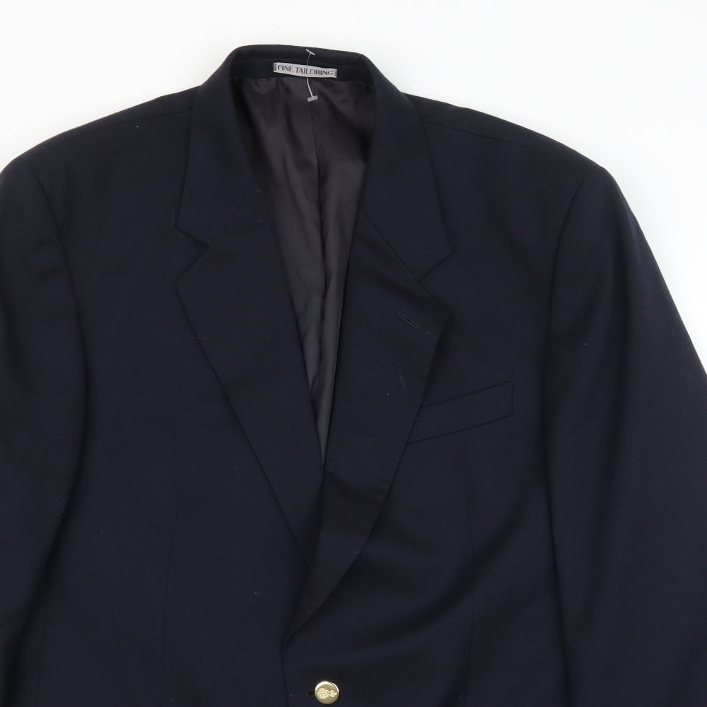 BHS Mens Blue   Jacket Suit Jacket Size 46