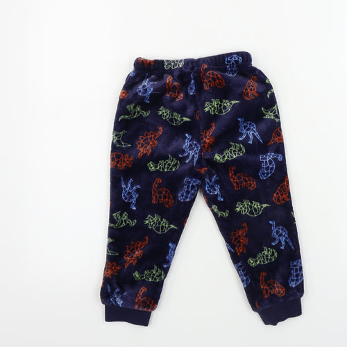 Nutmeg  Boys Blue    Lounge Pants Size 2 Years  - Dinosaur print