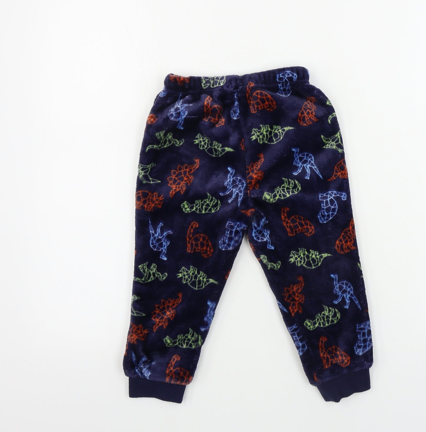 Nutmeg  Boys Blue    Lounge Pants Size 2 Years  - Dinosaur print