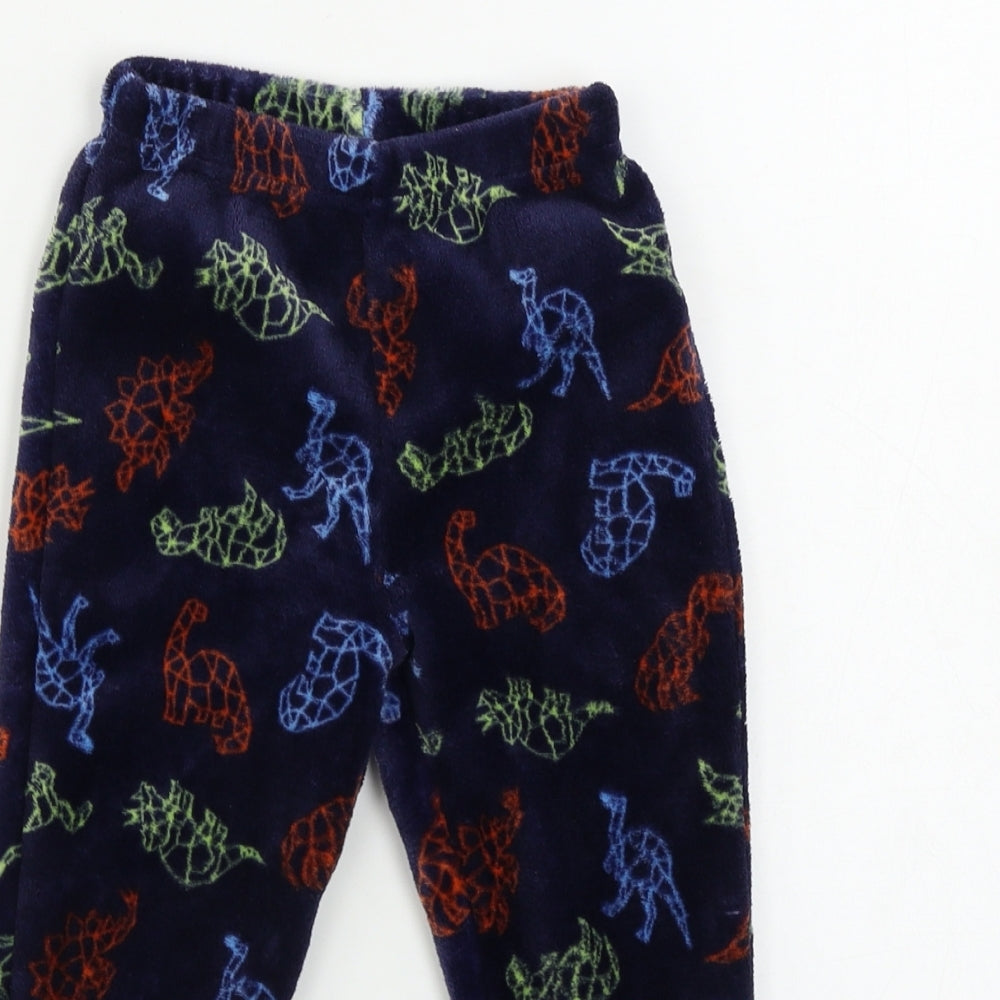 Nutmeg  Boys Blue    Lounge Pants Size 2 Years  - Dinosaur print