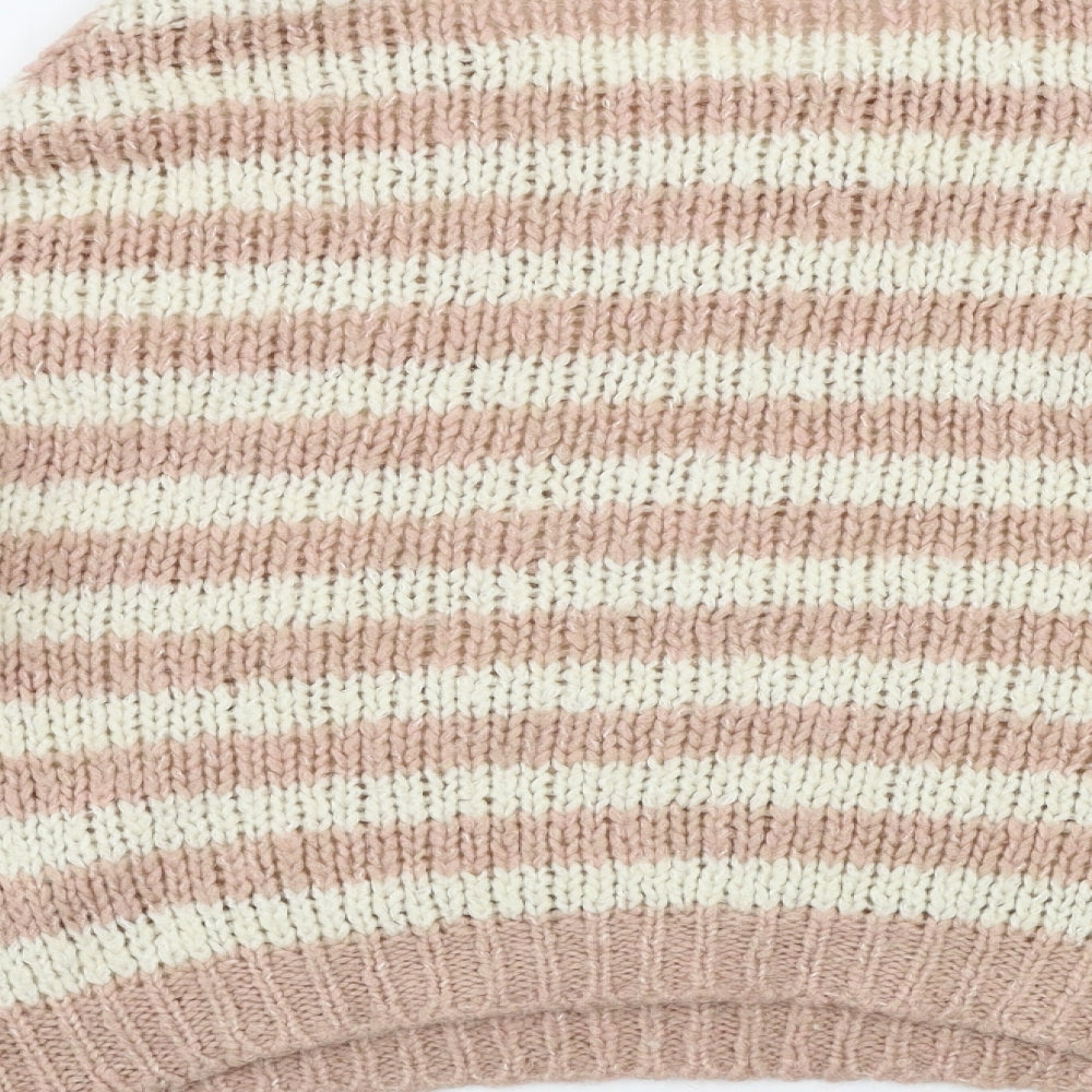 New Look  Womens Beige Striped  Pullover Jumper Size S