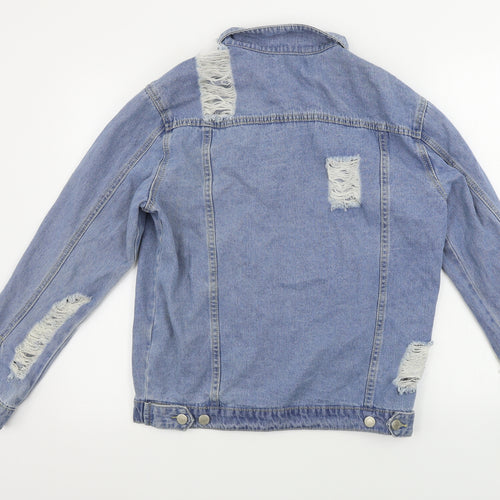 Preworn Womens Blue   Jacket Coat Size L